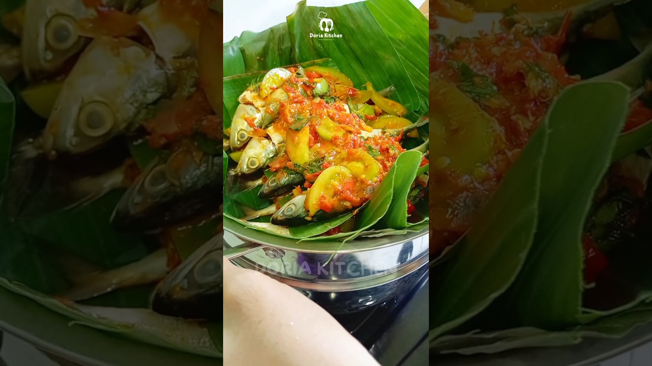 Masak ikan tanpa minyak kayak gini enak banget sehat lagi #shorts