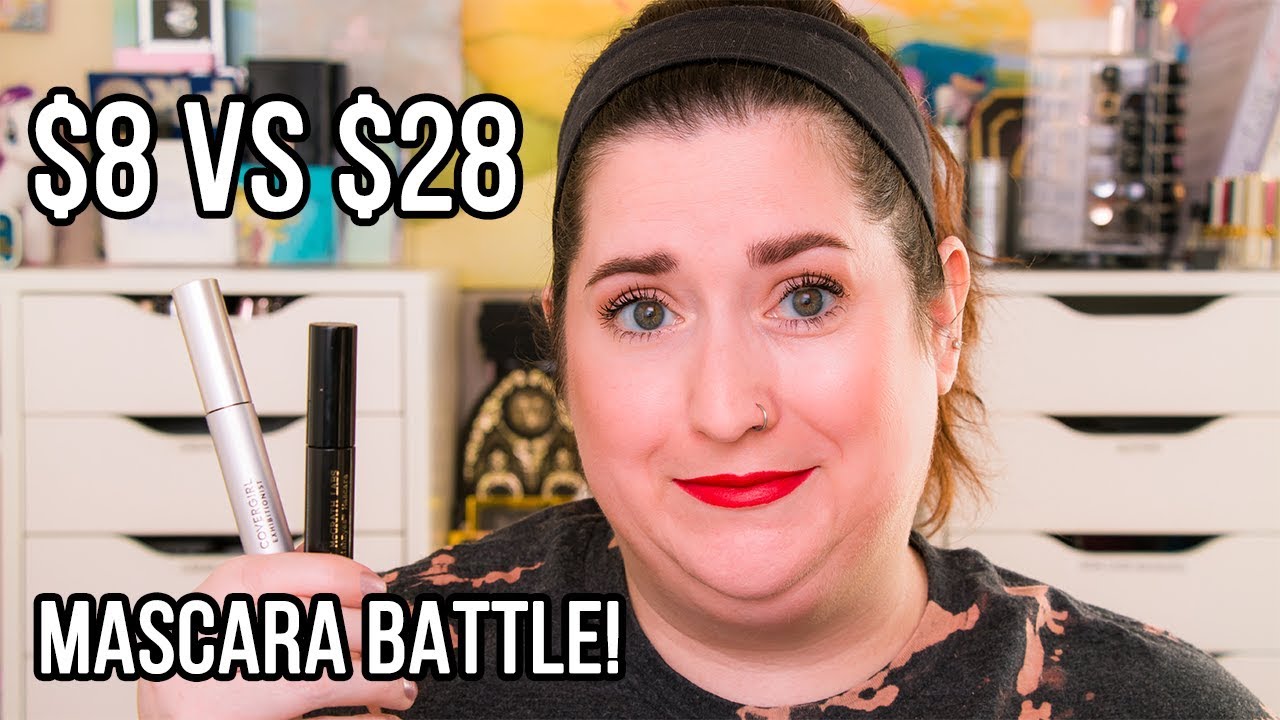 MASCARA SHOWDOWN: COVER GIRL EXHIBITIONIST vs PAT MCGRATH FETISHEYES | Review in 5