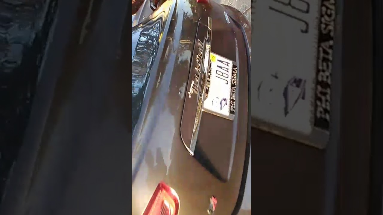 Maserati in the hood!!