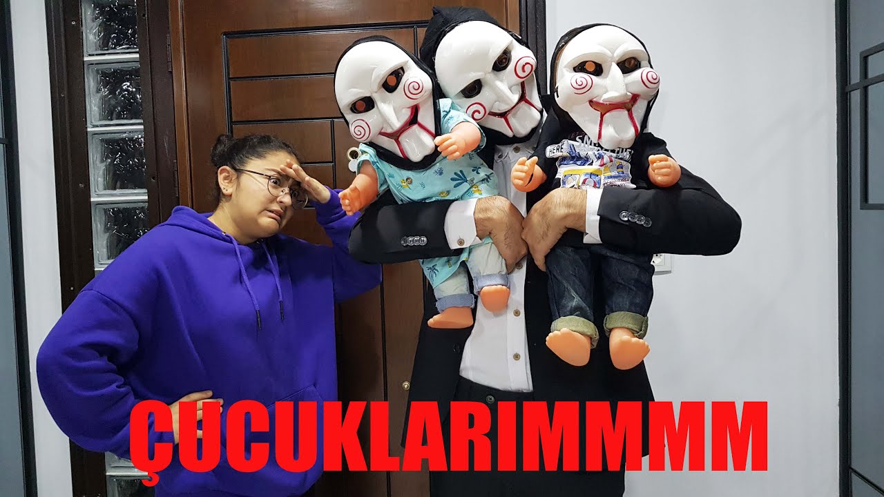 MASKELİ İKİZ ÇOCUKLARINI GETİRDİ  EVDE ÇOCUK KRİZİ YAŞANIYOR