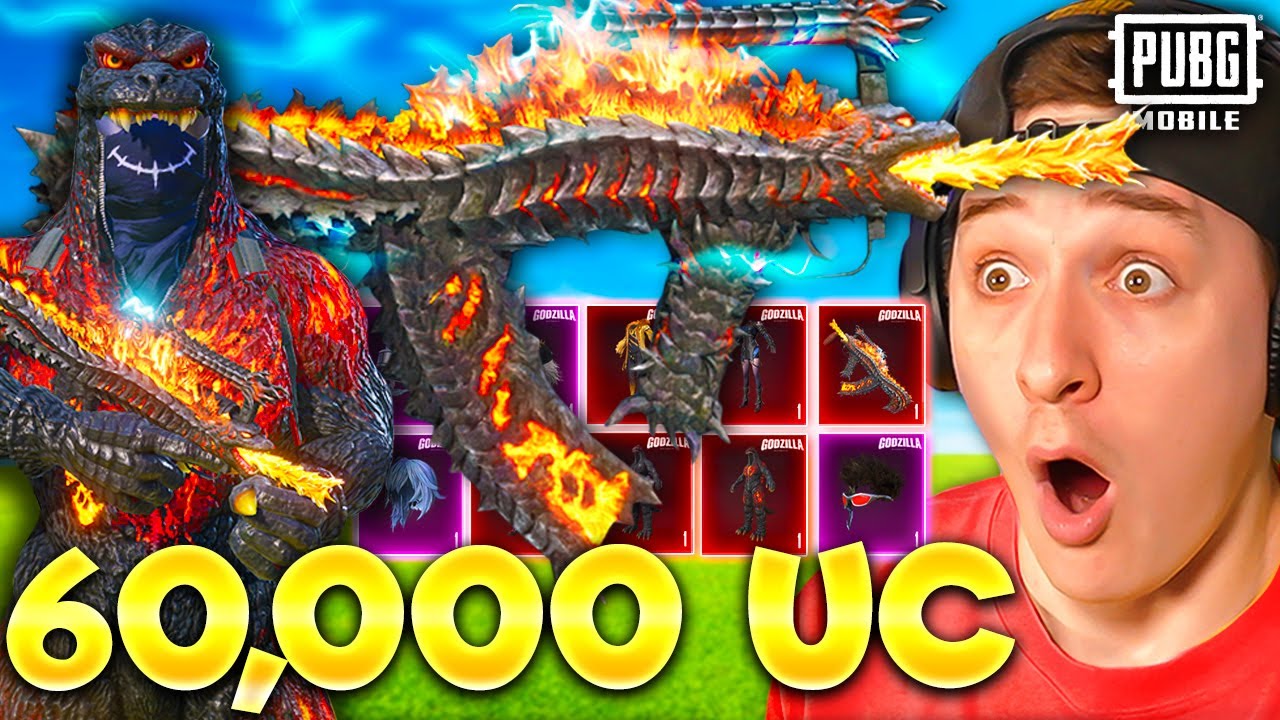 MASSIVE $60,000 UC GODZILLA OPENING! PUBG MOBILE