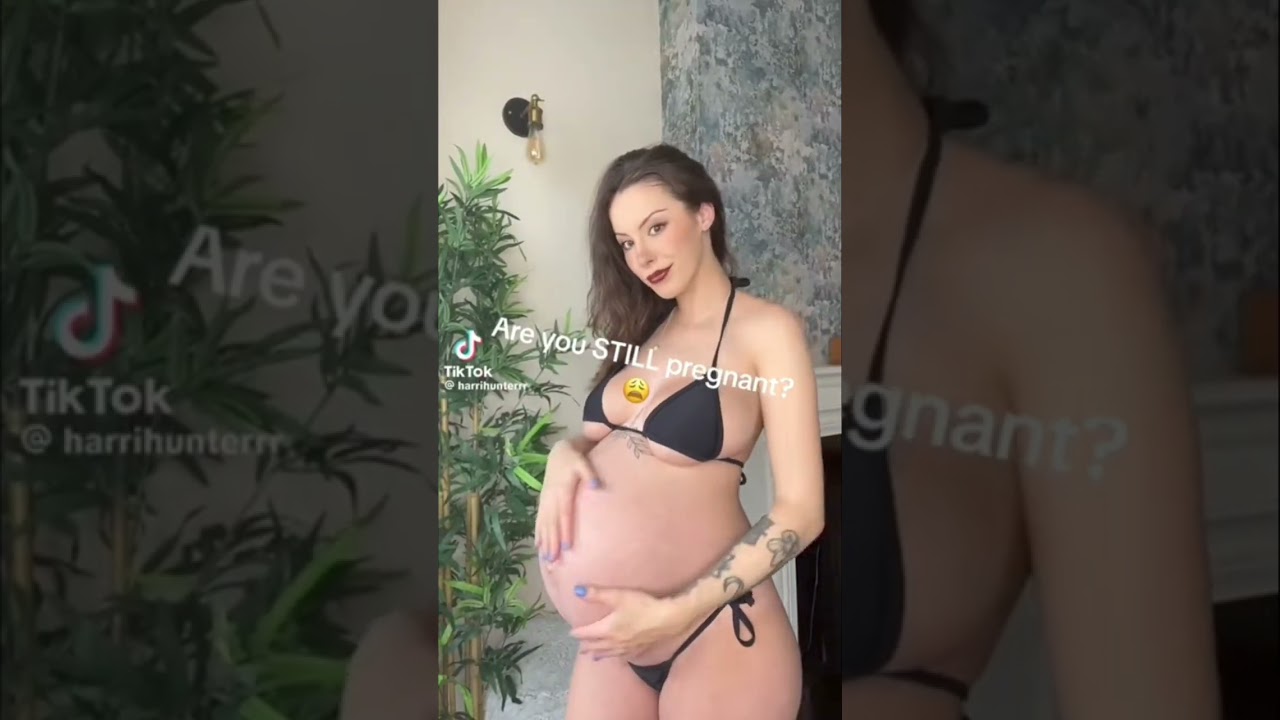 Massive pregnant belly