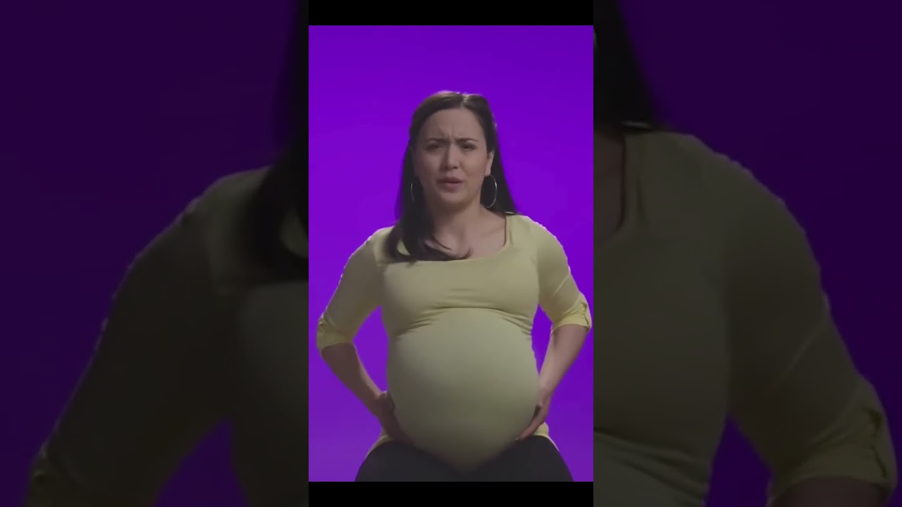 Massive pregnant belly