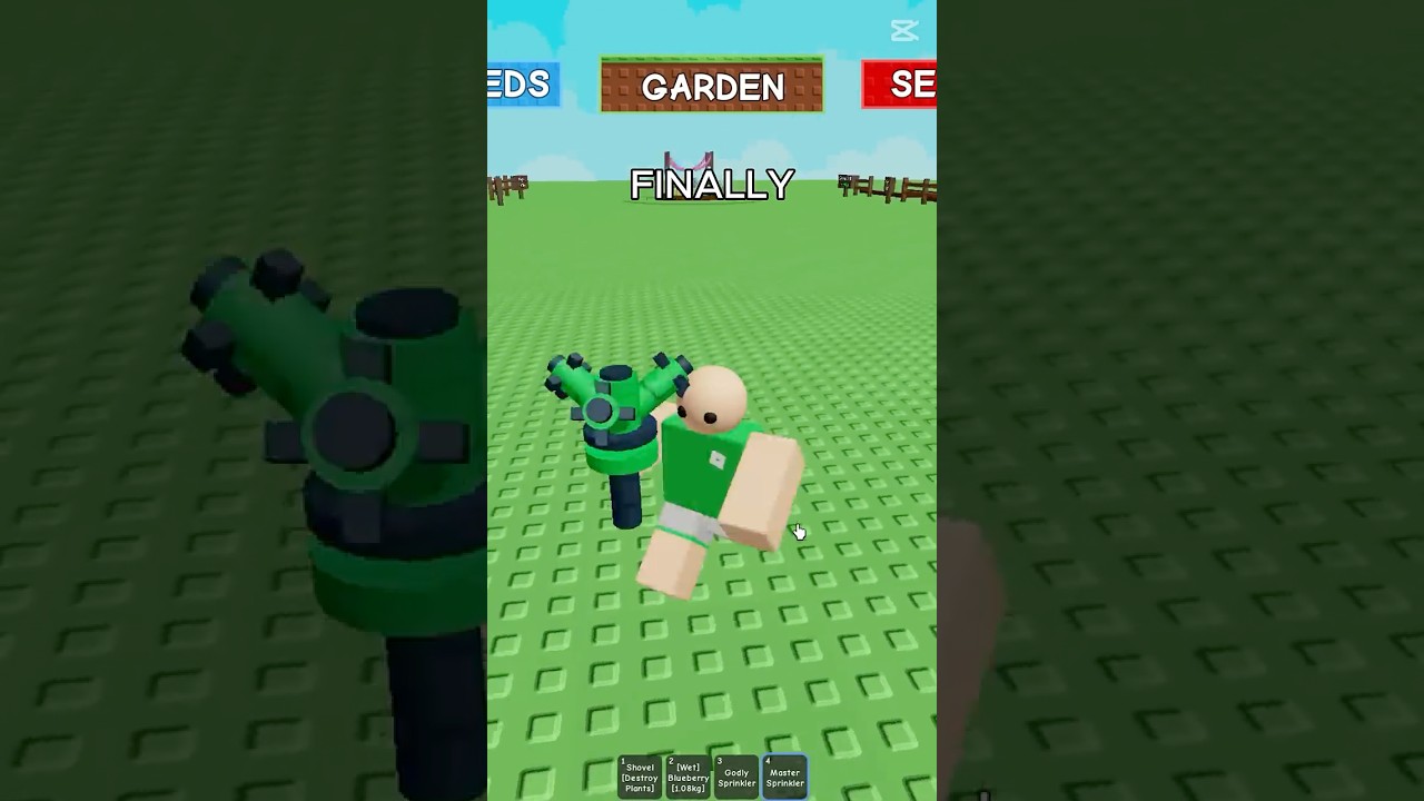 MASTER SPRINKLER in Grow a Garden #roblox #shorts #growagarden #robloxshorts