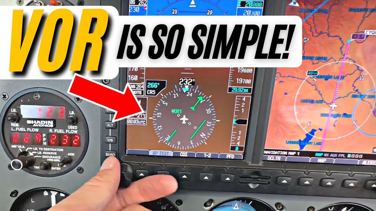 Master VOR Navigation in Minutes! In-Flight Tutorial | IFR Pilot & Aviation Training #flighttraining