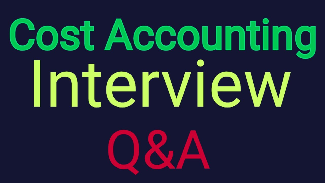 Mastering Cost Accounting: Top Questions & Answers #upgradingway #interview #accountant #accounting