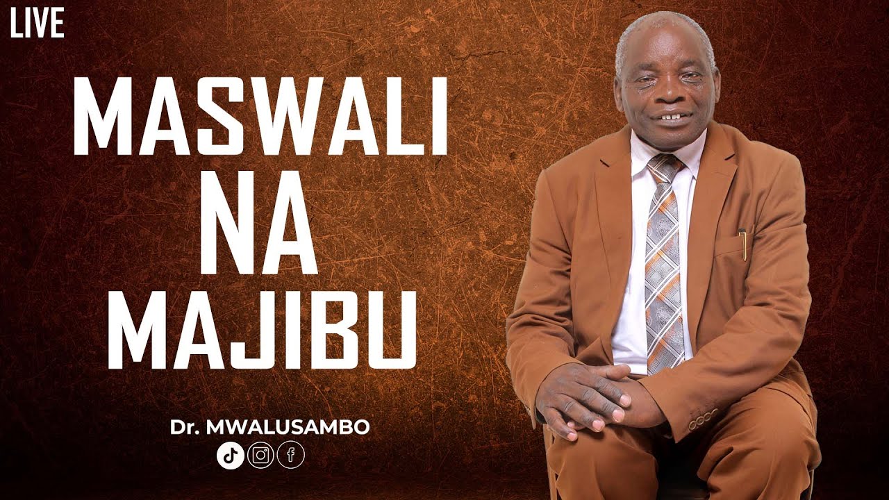 MASWALI NA MAJIBU NA DR.MWALUSMBO-LIVE  #kingdomphilosophy  #biblestudy #christianbible #bible