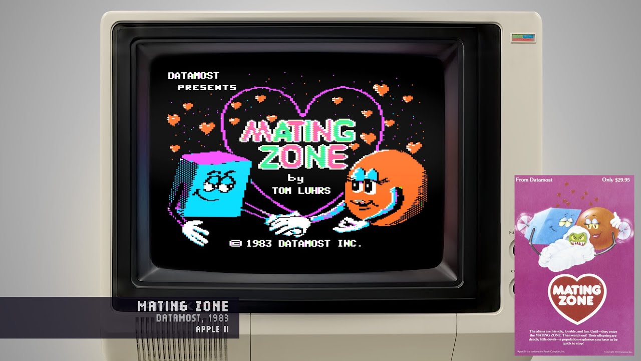 Mating Zone - Datamost, 1983 - Apple II (4K)