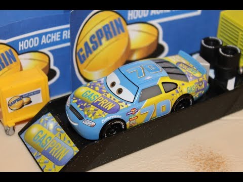 Mattel Disney Cars 3 Floyd Mulvihill (Gasprin #70) Launcher Action 2018 (Piston Cup)