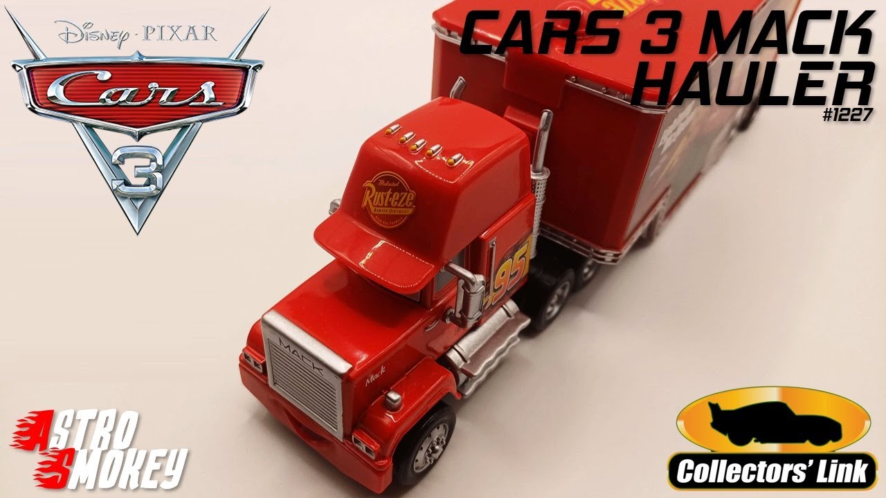 Mattel Disney/Pixar Cars 3 Mack Hauler (Rust-eze Racing Center) Lightning McQueen Radiator Springs