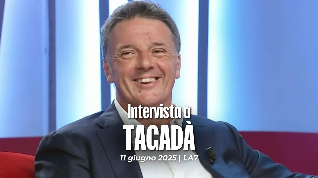 Matteo Renzi ospite a Tagadà | 11/06/2025