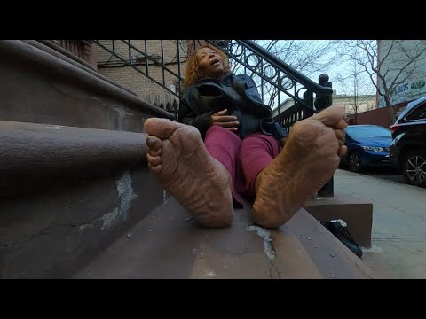 Mature Soles Wrinkled Granny Feet