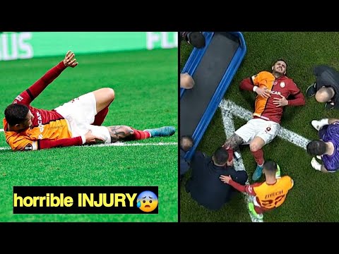 Mauro Icardi CRAZY Injury against Tottenham in Last Night Game 🤕