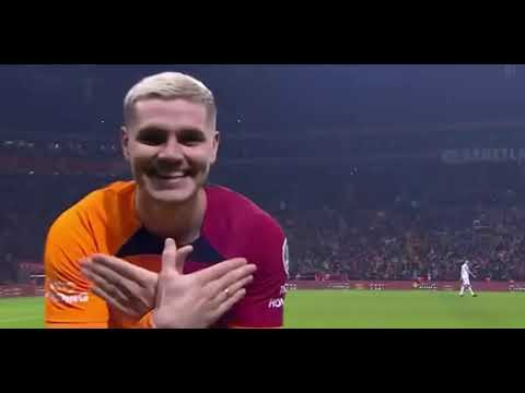 mauro icardi ümraniyespor maçı gol sevinci