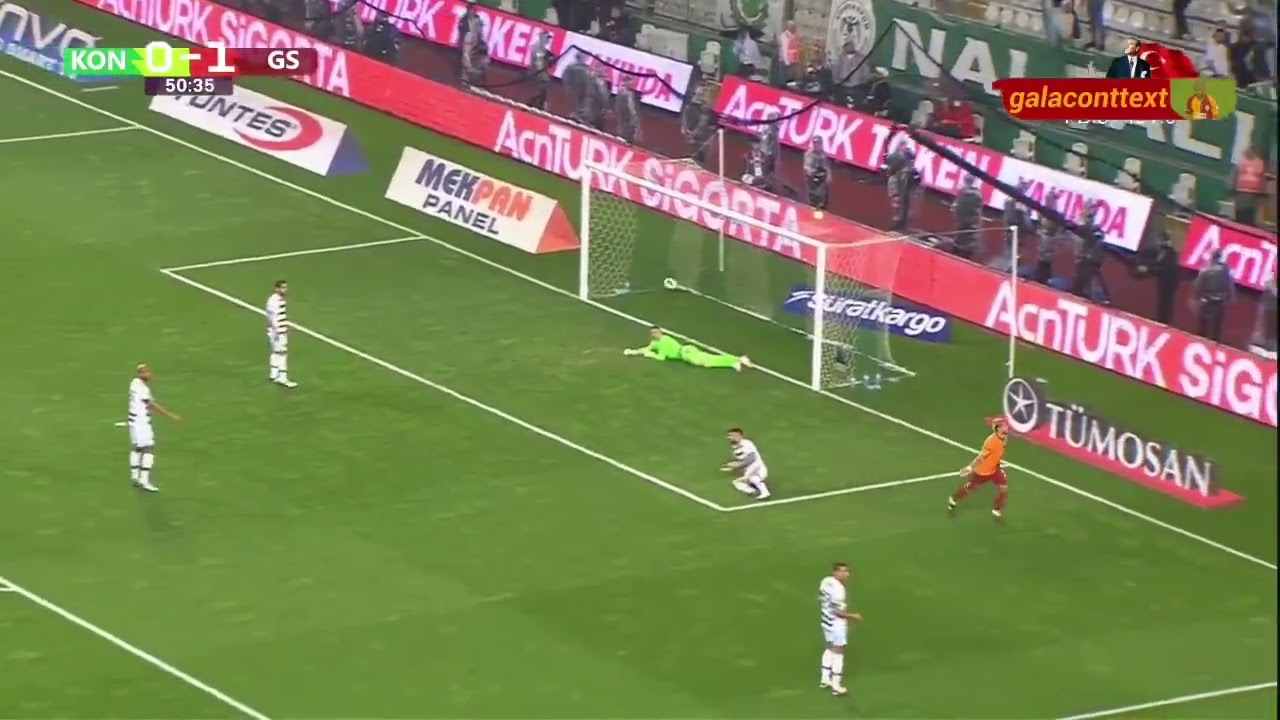 mauro icardi'nin Drogba'yı hatırlatan topuk golü | GS vs Konyaspor