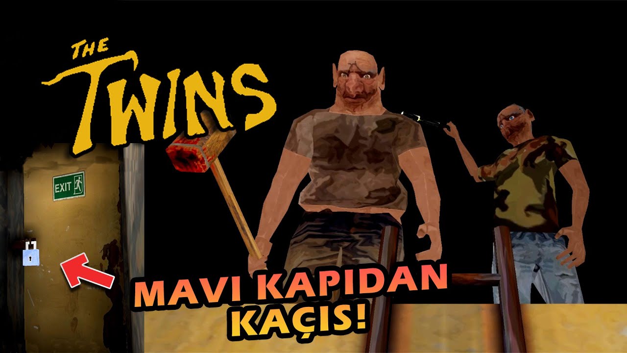 MAVİ KİLİTLİ KAPIDAN KAÇTIK! (İKİZLER SİNİRLENDİ!)🤣| THE TWİNS