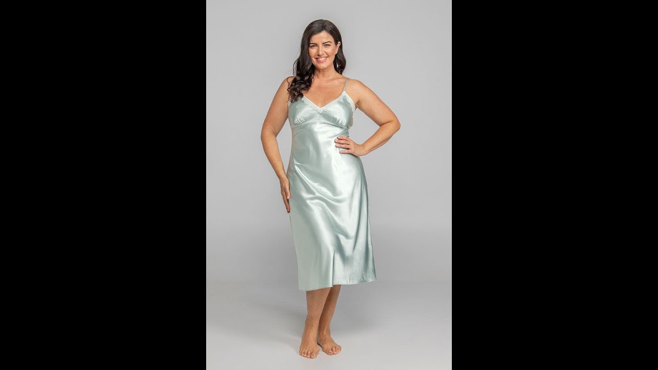 Maxime Long Satin Nightie