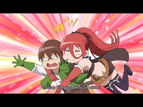 Maya hugged Asahi suddenly and keeps Pestering him ~ My One-Hit Kill Sister Episode 3