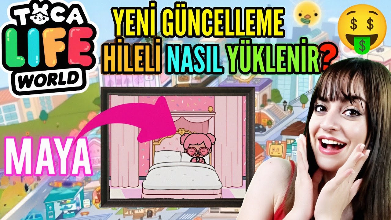 MAYA İLE TOCA LİFE WORLD HİLELİ NASIL YÜKLENİR?(Yeni Güncelleme) HERŞEY PEMBE EVİ YAPTIK ! |ÖZGÜŞ TV