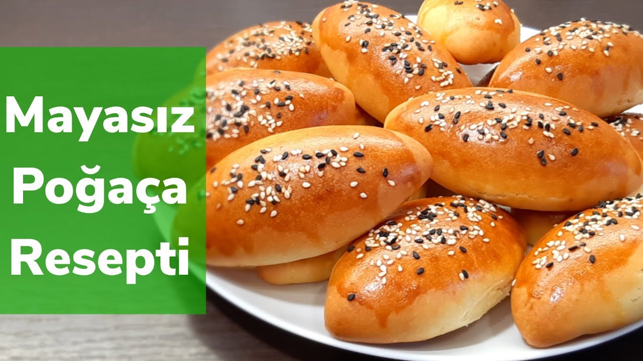 Mayasız Poğaça Resepti. 40 dəqiqədə hazır))