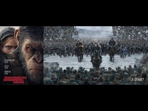 Maymunlar Cehennemi: Savaş Türkçe Dublaj Tekparça 1080p izle