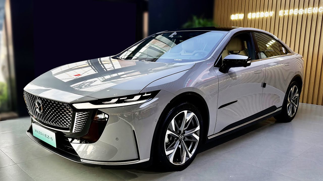 Mazda EZ-6 EREV | A Stylish Future in 4K Walkaround