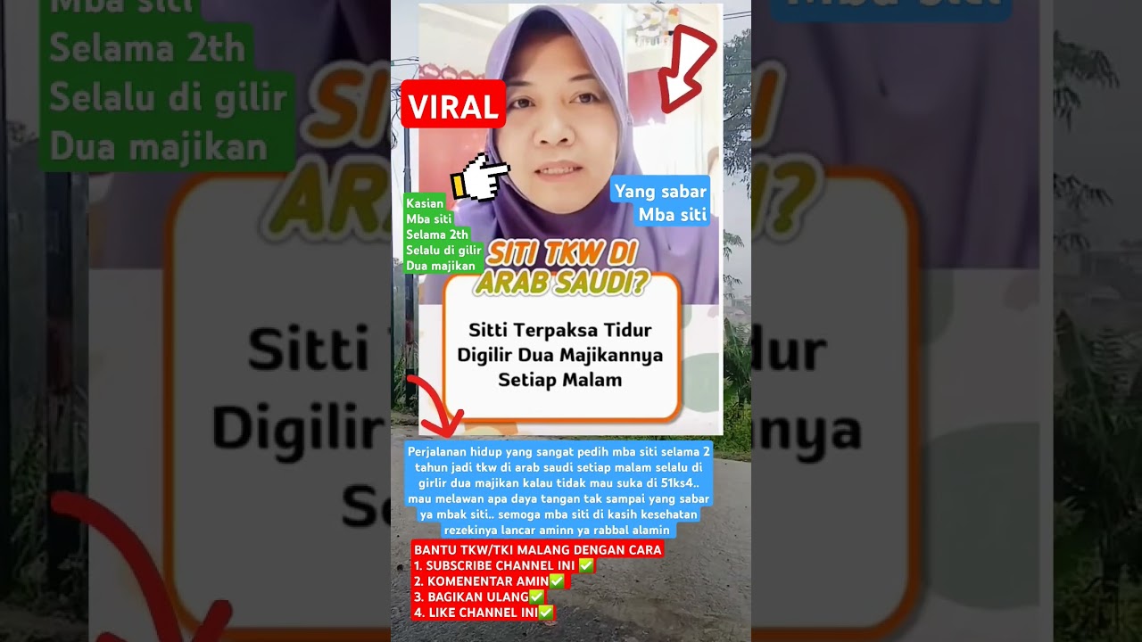 mba siti tkw arab setiap malam di gilir 2 majikan #shortvideo #viralvideo #fyp #shorts #fypシ゚viral