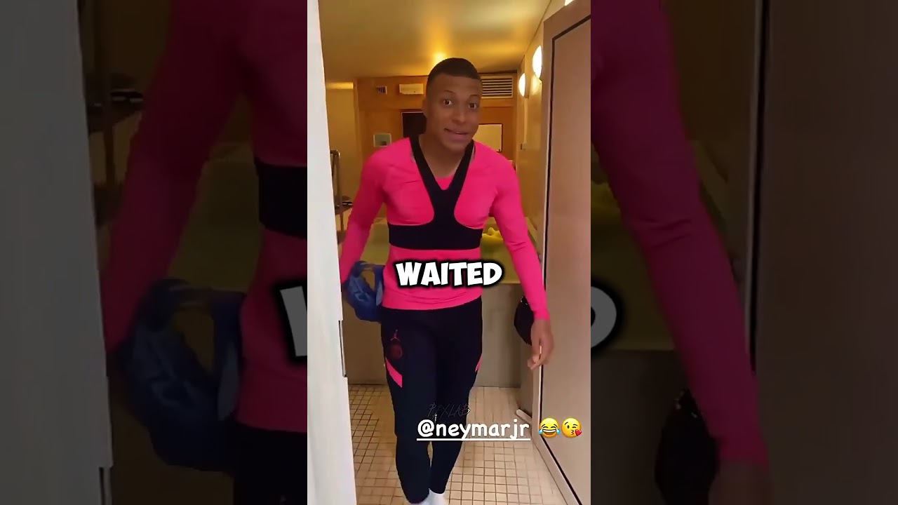 mbappe and neymar were funny 😂 #football #soccerplayer #mbappe #neymar #psg