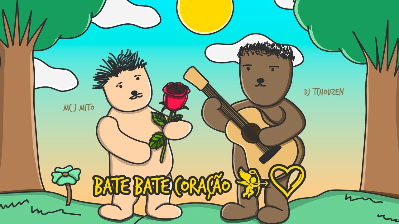 MC J Mito e DJ Tchouzen - BATE BATE CORAÇÃO ❤️ ( Áudio Oficial ) Visualizer