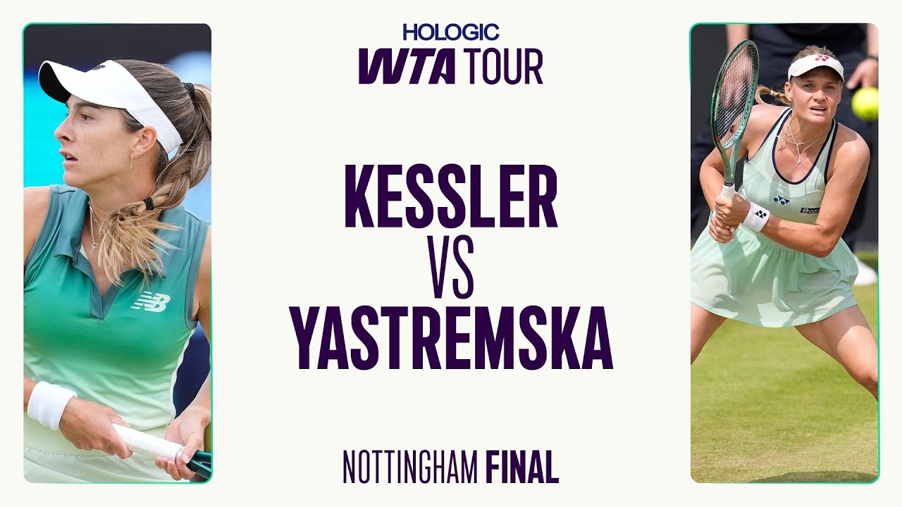 McCartney Kessler vs. Dayana Yastremska | 2025 Nottingham Final | WTA Match Highlights