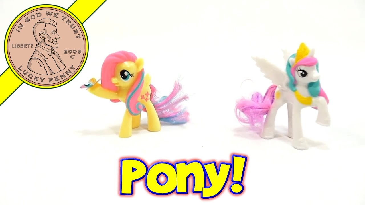 McDonald's My Little Pony (Fluttershy, Princess Celestia) | Kid's Meal Toys | LuckyPennyShop.com