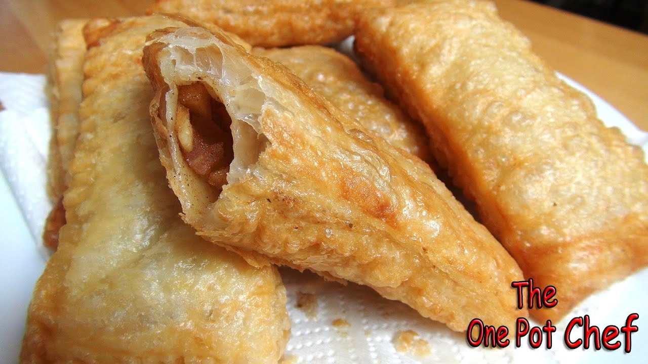 McDonalds Style Fried Hot Apple Pie | One Pot Chef