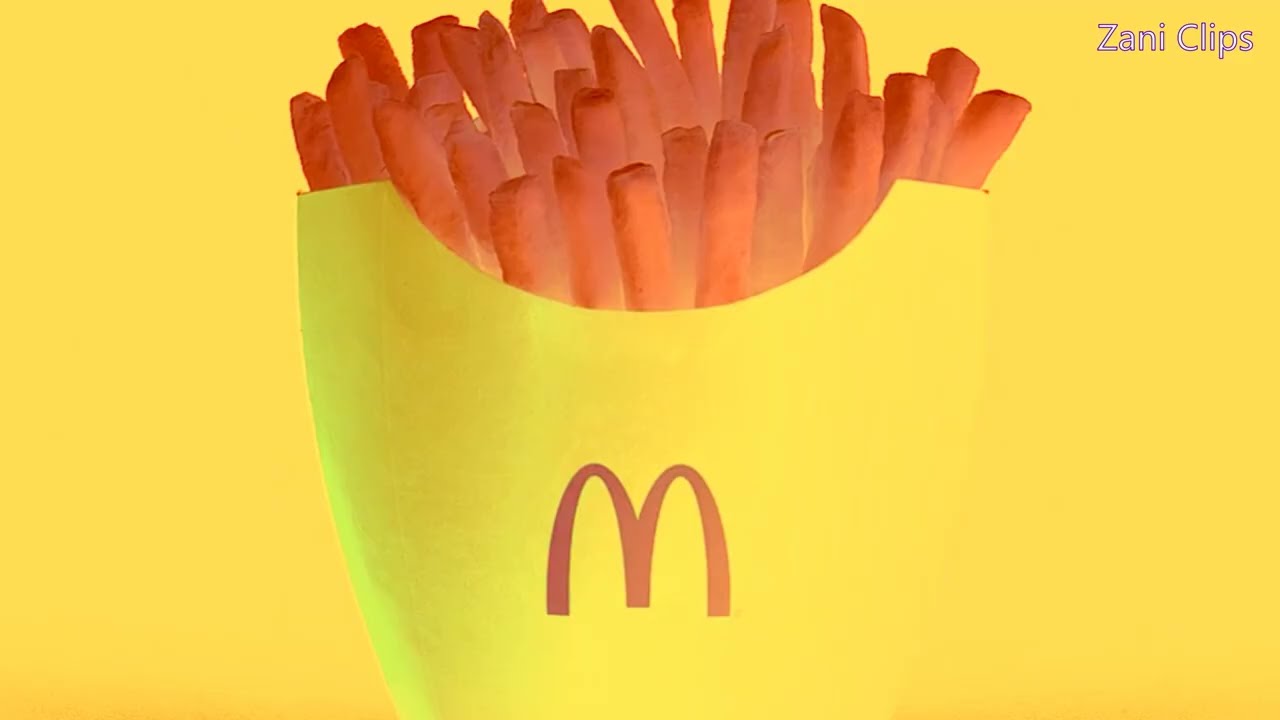 McDonalds Super Fries Amazing Zani Logo Effects!