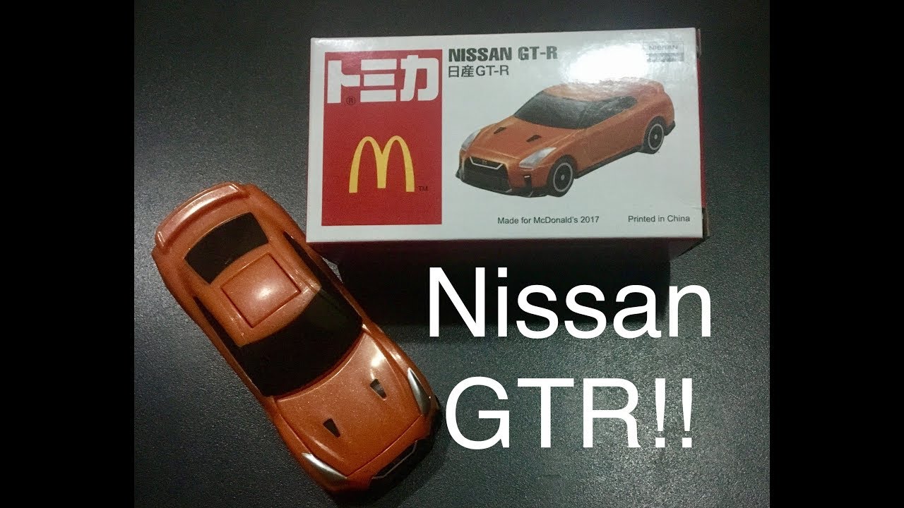 Mcdonald's Tomica Nissan GTR Unboxing & Review!