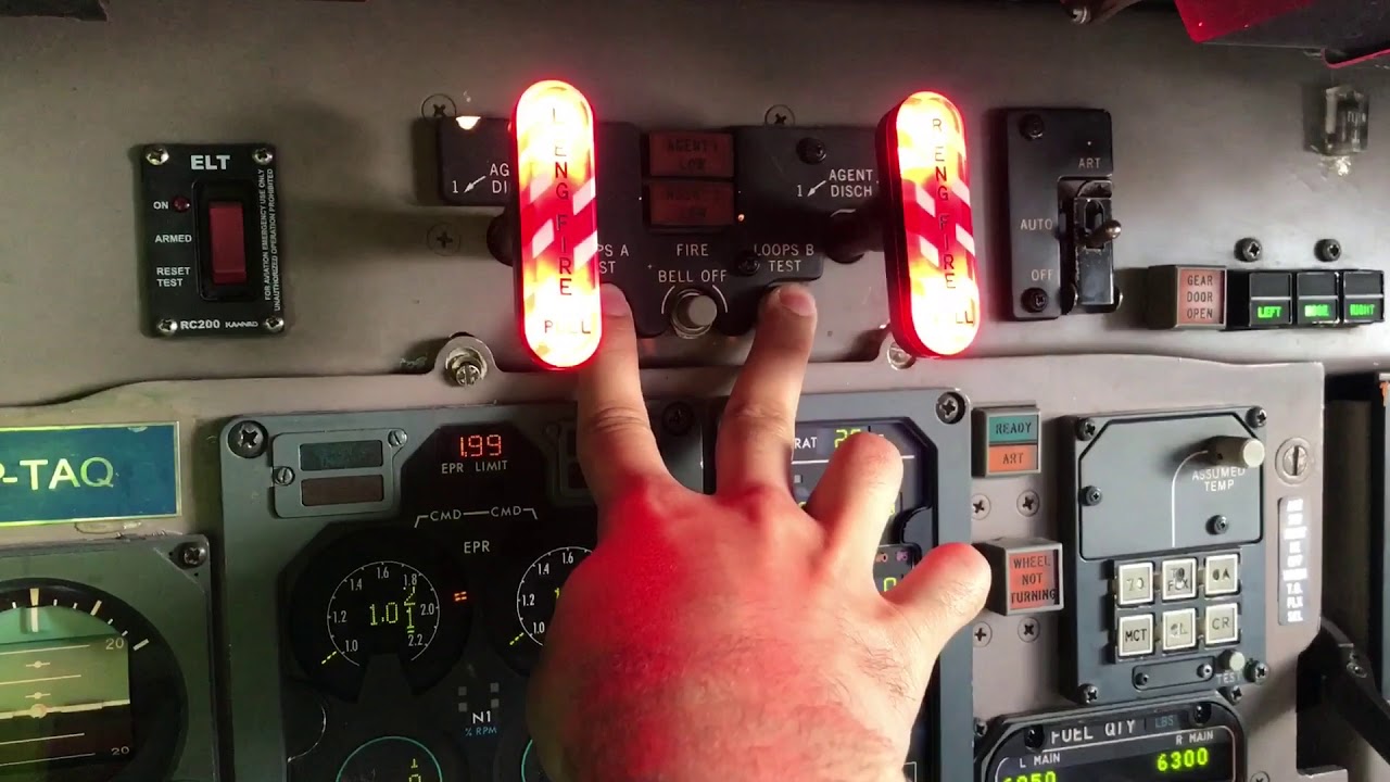 MD-80 Engine Fire Test