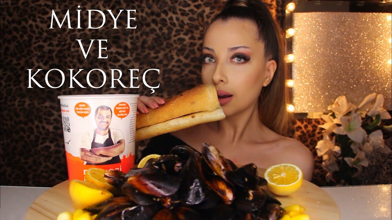 MİDYE VE KOKOREÇ ASMR  | Midyeci Ahmet Soslu Midye ve Kokoreç  | TÜRKÇE ASMR