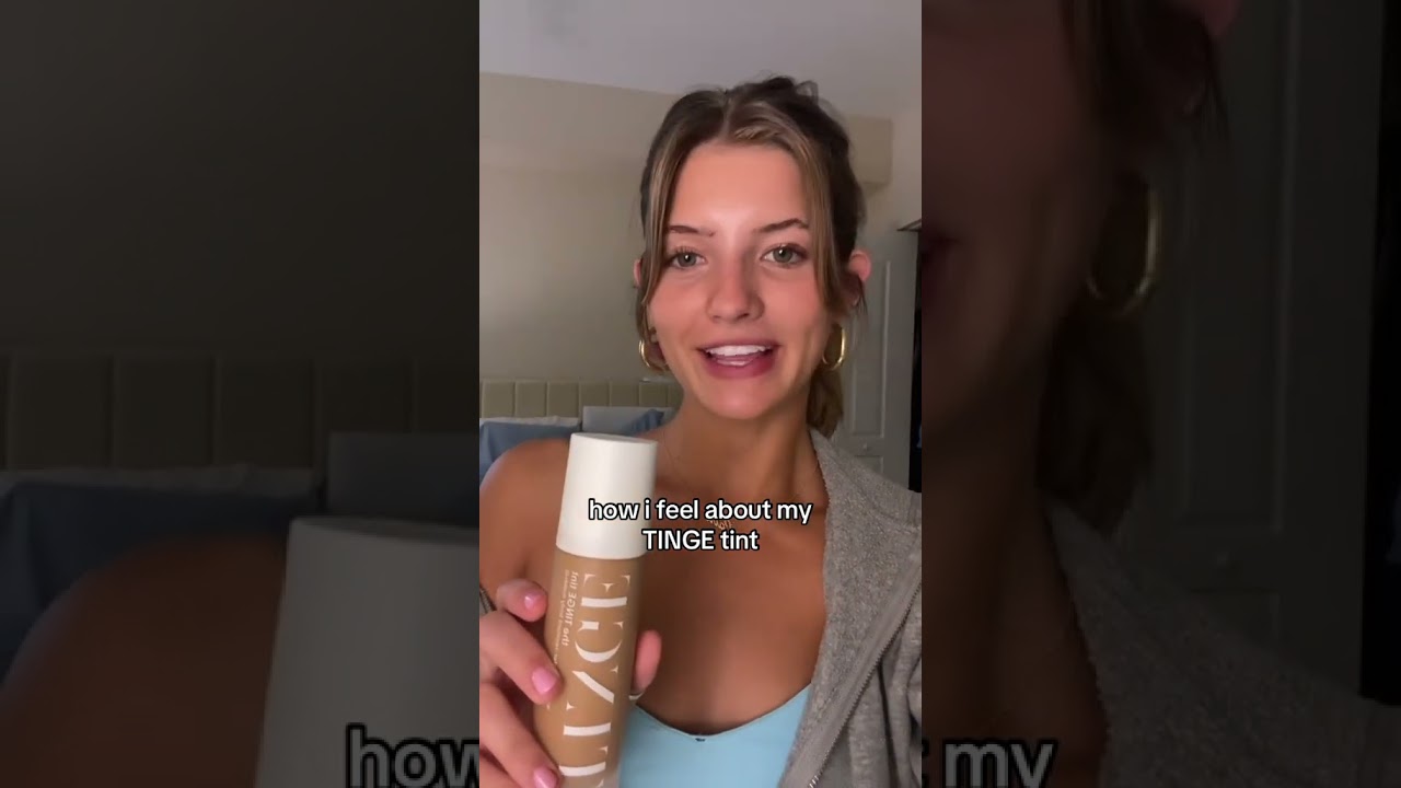 me + my TINGE tint are like this🤞🏻 #youtubeshorts #skincare #tinge #tingebeauty #bodybuilding