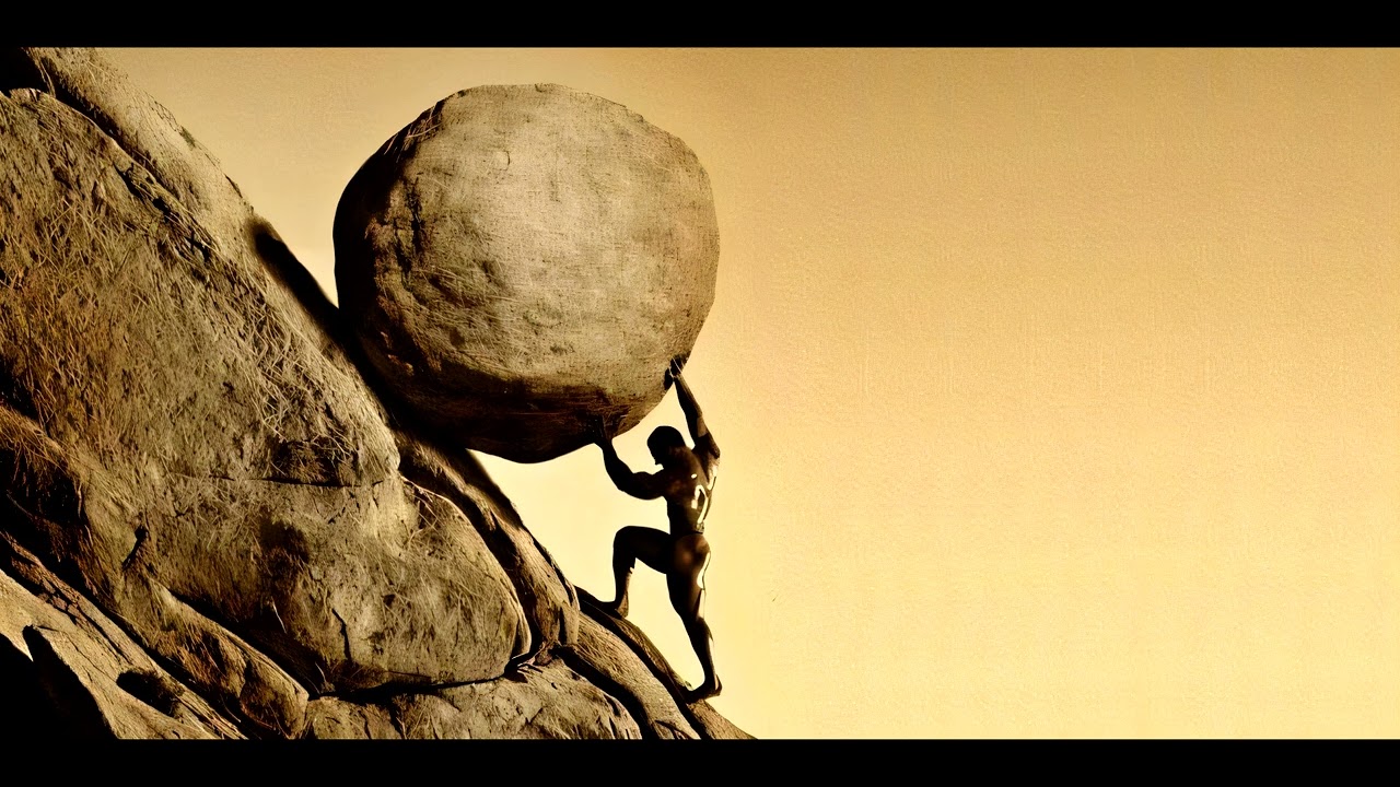 Me And The Birds: Sisyphus Pushing a Rock Meme Theme (Perfect Loop)