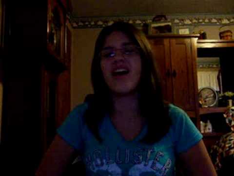 me singing Reflection By Christina Aguilera