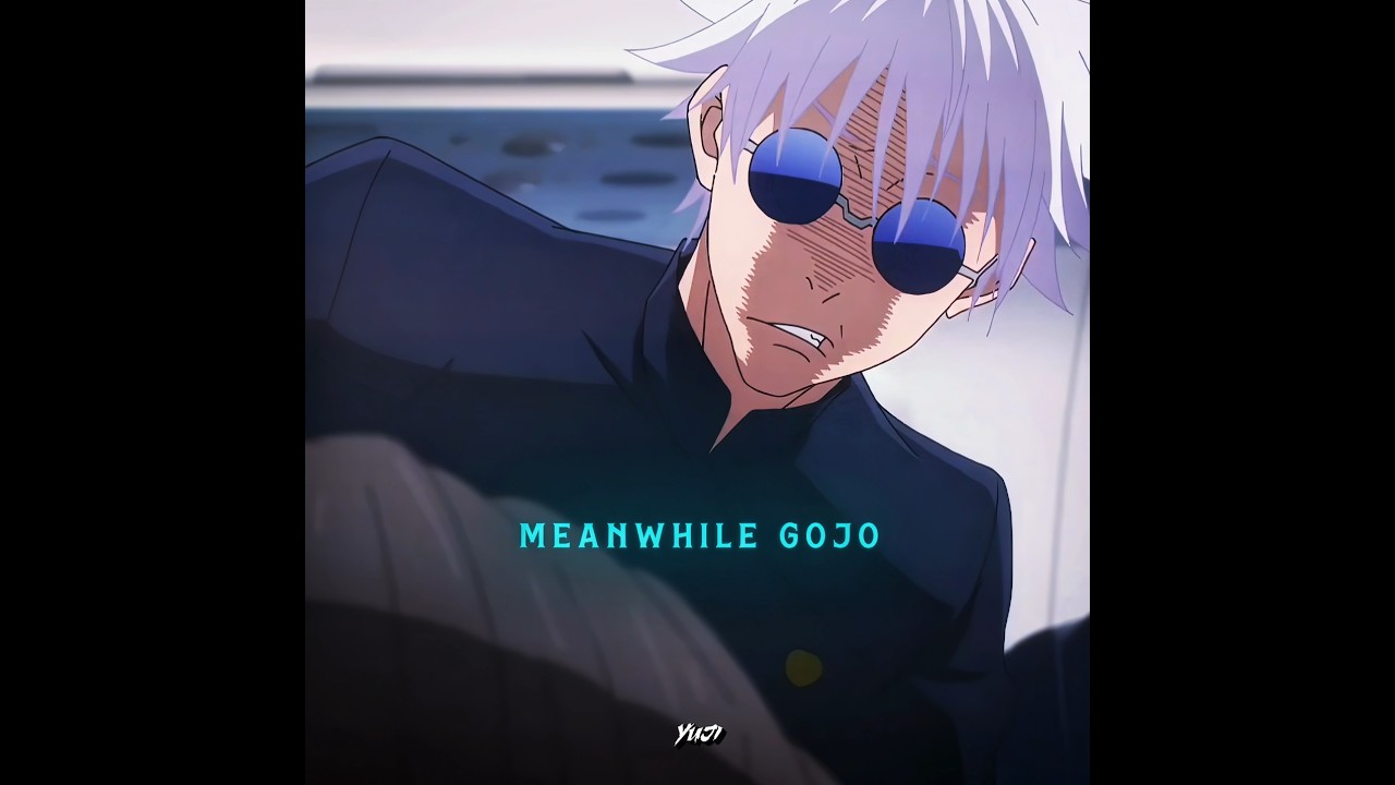 Meanwhile Gojo 😂☠️ || Jujutsu kaisen #gojo #geto #riko