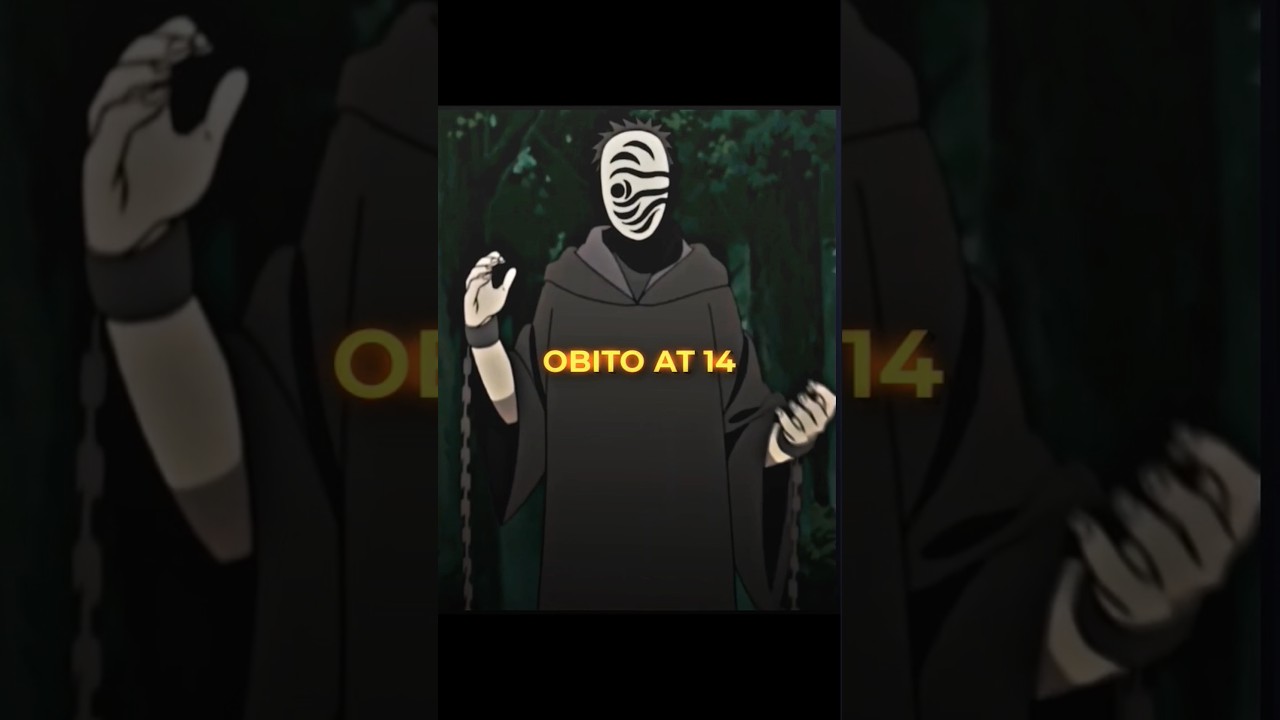 Meanwhile Obito at 14 edit...
