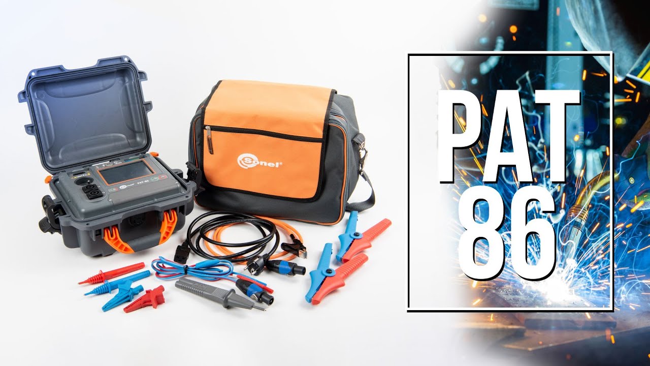 Measurement of a single-phase welding machine in automatic mode Sonel PAT-86