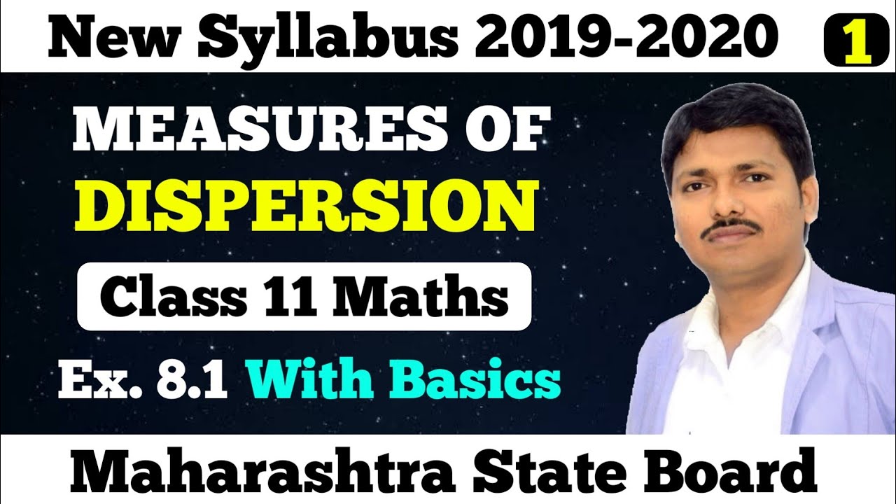 Measures of Dispersion Ex.8.1 Part 1 | Class 11 Maths | Maharashtra Board | Dinesh Sir