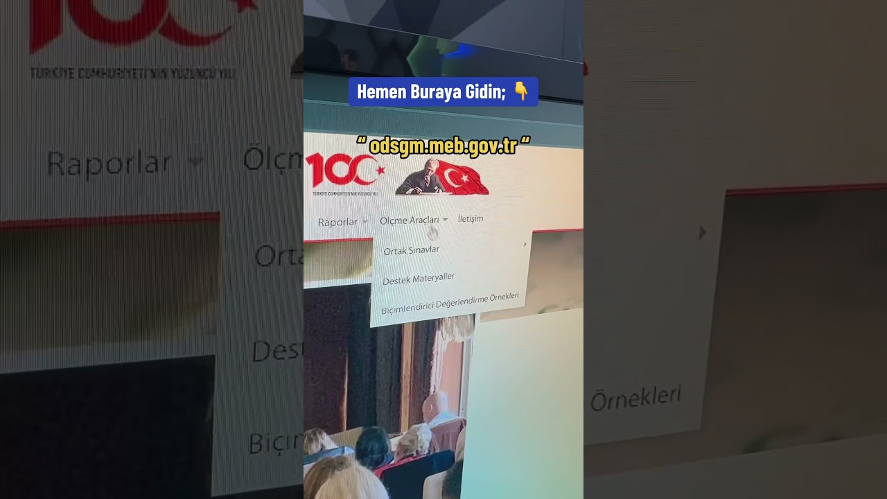 MEB ORTAK SINAVLAR İÇİN ÖRNEK SORULARI PAYLAŞTI! 📝🏫
