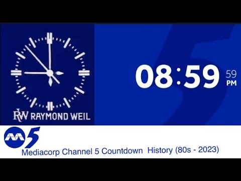 Mediacorp Channel 5 Countdown  History (80s - 2023)