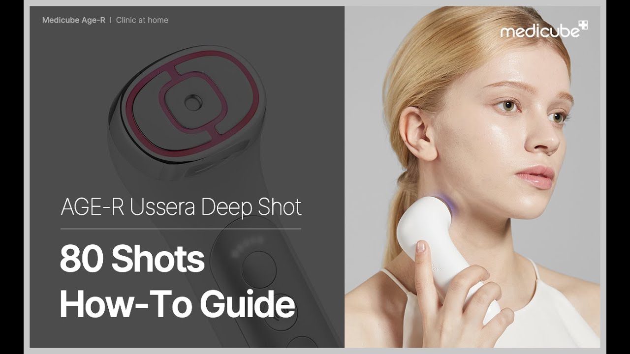 [MEDICUBE] Age-R Ussera Deep Shot 80 Shots How-To-Guide