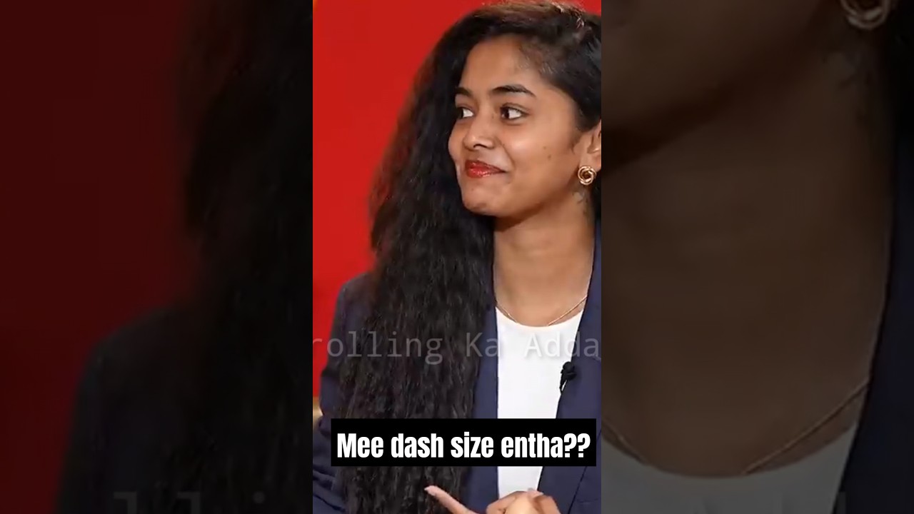 Mee dash Size entha?? Weird question to Ananya Sharma || Tejaswi Madivada Kakamma kathalu Troll
