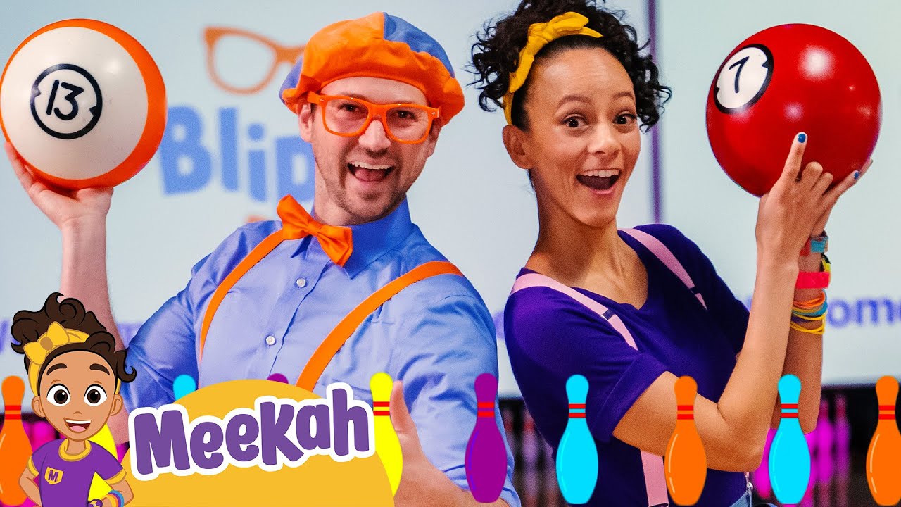 Meekah & Blippi Go Bowling | Educational Videos for Kids | Blippi and Meekah Kids TV