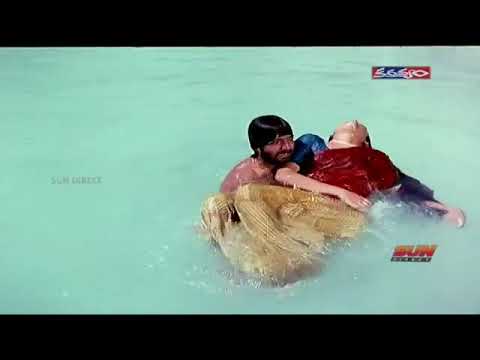 Meena navel kiss