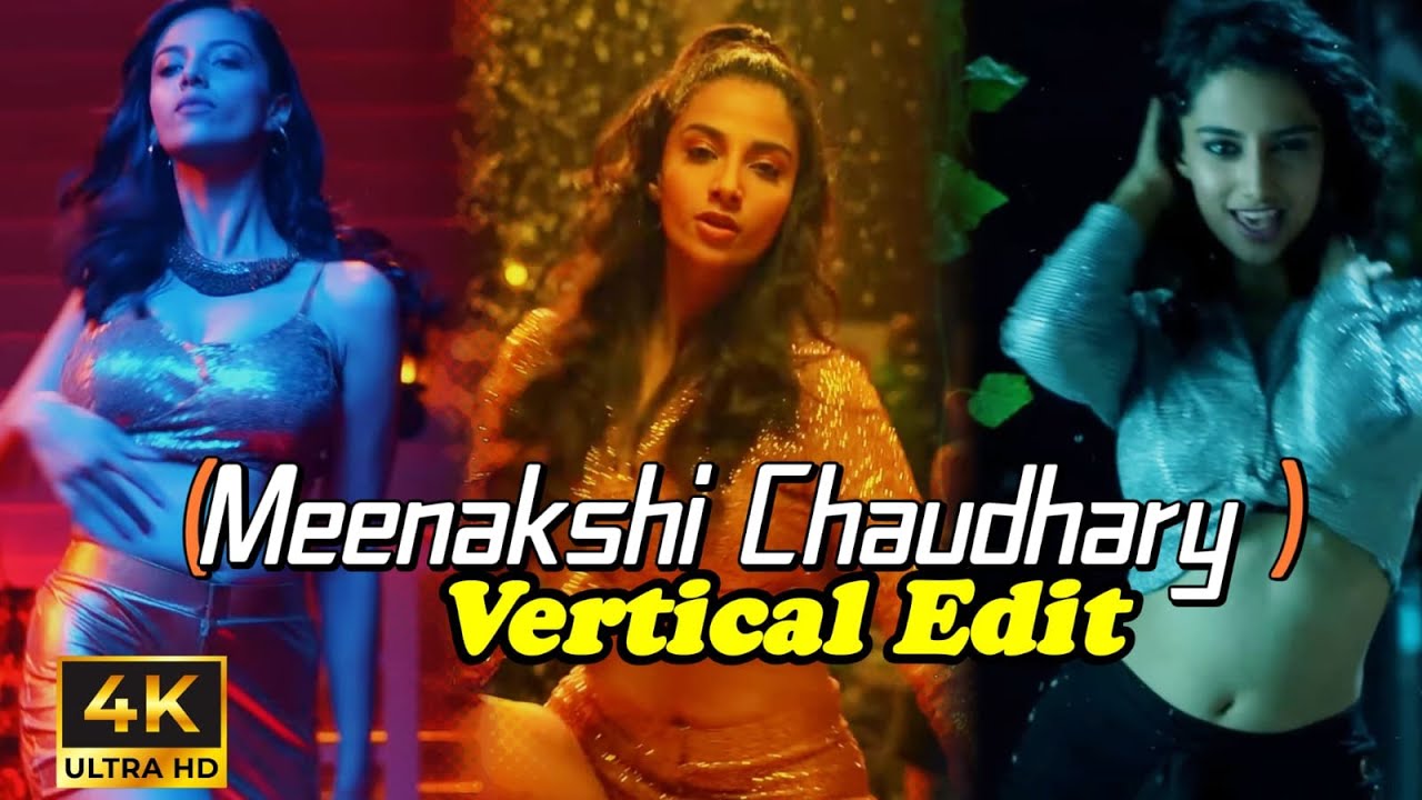Meenakshi Chaudhary in 'Atta Sudake' | Vertical 4K Edit from 'Khiladi'